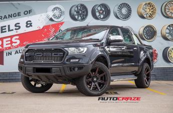 FORD RANGER AVALANCHE GLOSS BLACK MILLED ACCENTS